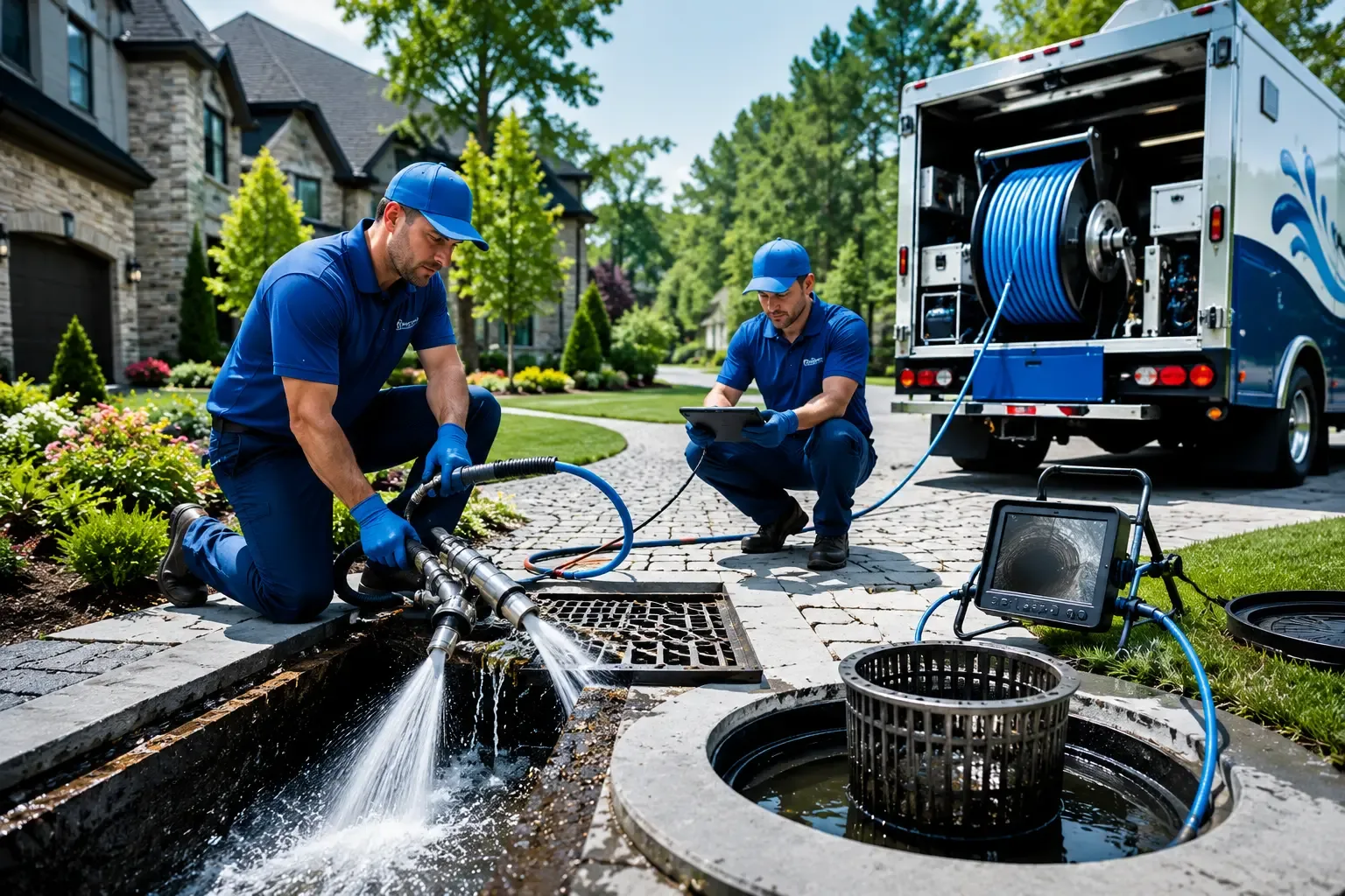 Local outdoor drain cleaning professionals in Sweet, ID